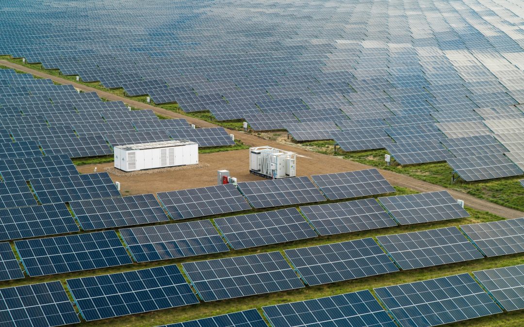 Batteriespeicher Solarpark Flächee